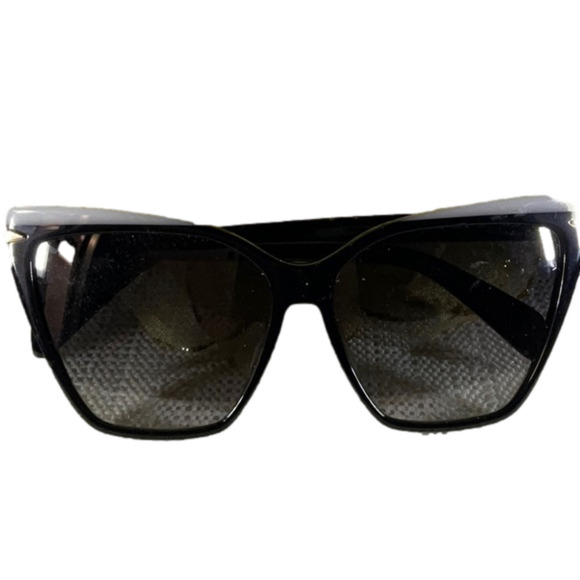 BLACK WITH GOLD SUNGLASSES - Picture 1 of 1